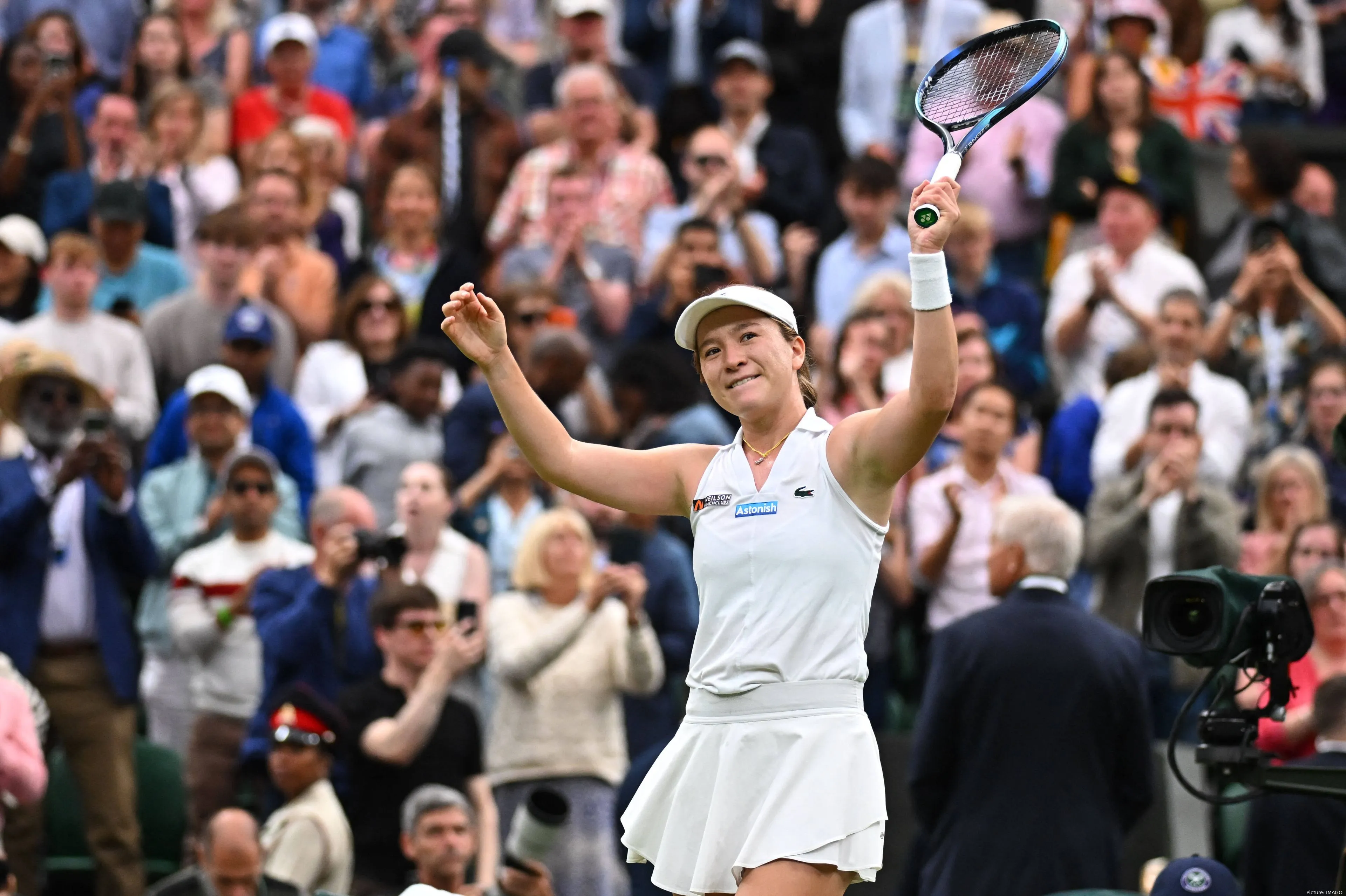 Lulu Sun hits jackpot the sun rises on her Wimbledon journey